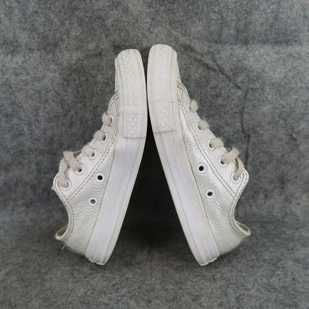 Converse Shoes Kids 12 Sneakers Chuck Taylor All Star Leather Youth Lace Up Low